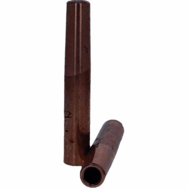 Tuffaloy - Spot Welder Tips For Use With: 4RW Electrode Holder Type: Straight Tip F Nose (Radius) - Americas Industrial Supply