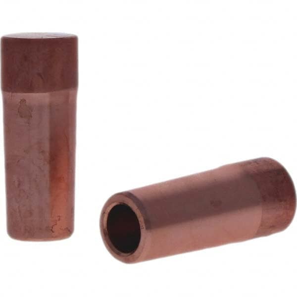 Tuffaloy - Spot Welder Tips For Use With: 4RW Electrode Holder Type: Straight Tip F Nose (Radius) - Americas Industrial Supply