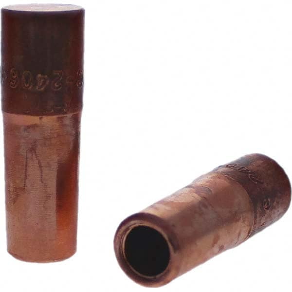 Tuffaloy - Spot Welder Tips For Use With: 4RW Electrode Holder Type: Straight Tip F Nose (Radius) - Americas Industrial Supply