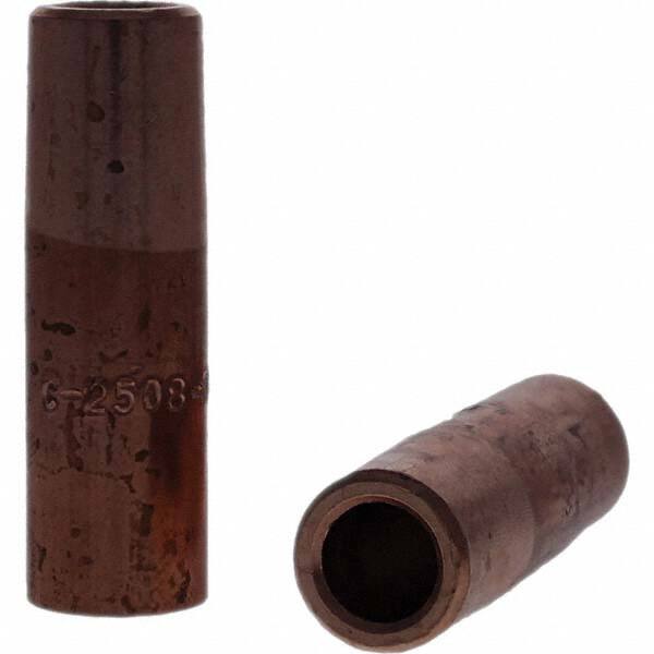 Tuffaloy - Spot Welder Tips For Use With: 7RW Electrode Holder Type: Straight Tip F Nose (Radius) - Americas Industrial Supply