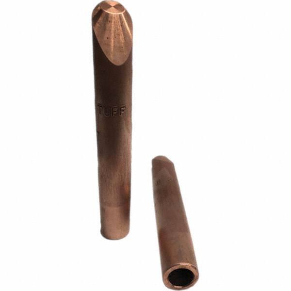 Tuffaloy - Spot Welder Tips For Use With: 4RW Electrode Holder Type: Straight Tip H Nose (Angled Offset) - Americas Industrial Supply