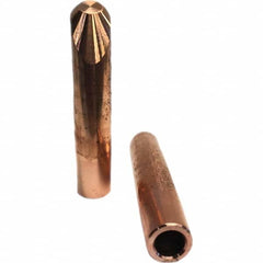 Tuffaloy - Spot Welder Tips For Use With: 5RW Electrode Holder Type: Straight Tip H Nose (Angled Offset) - Americas Industrial Supply