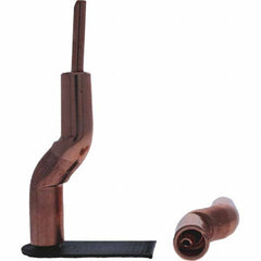 Tuffaloy - Spot Welder Tips For Use With: 4RW Electrode Holder Type: Bent Shank for 4RW Male Cap - Americas Industrial Supply