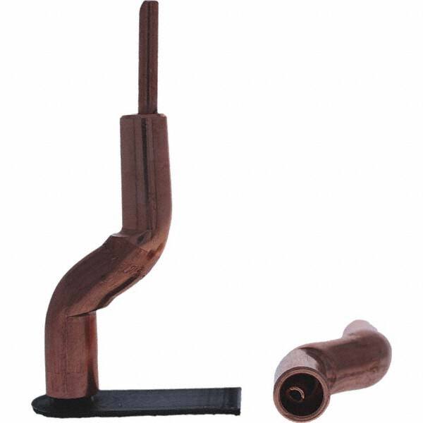 Tuffaloy - Spot Welder Tips For Use With: 4RW Electrode Holder Type: Bent Shank for 4RW Male Cap - Americas Industrial Supply