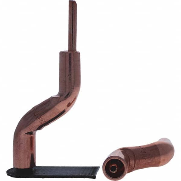 Tuffaloy - Spot Welder Tips For Use With: 4RW Electrode Holder Type: Bent Shank for 4RW Male Cap - Americas Industrial Supply