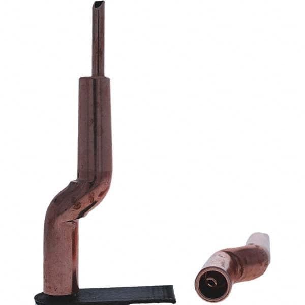 Tuffaloy - Spot Welder Tips For Use With: 4RW Electrode Holder Type: Bent Shank for 4RW Male Cap - Americas Industrial Supply