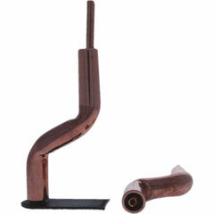 Tuffaloy - Spot Welder Tips For Use With: 4RW Electrode Holder Type: Bent Shank for 4RW Male Cap - Americas Industrial Supply