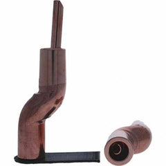 Tuffaloy - Spot Welder Tips For Use With: 5RW Electrode Holder Type: Bent Shank for 5RW Male Cap - Americas Industrial Supply