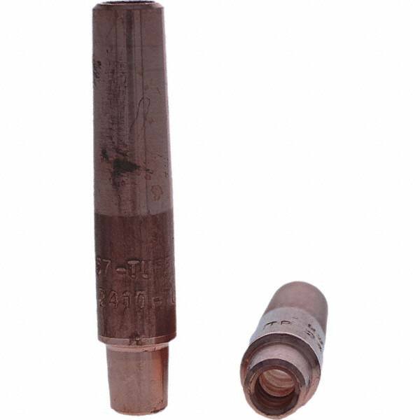 Tuffaloy - Spot Welder Tips For Use With: 4RW Electrode Holder Type: Straight Shank for 4RW Female Cap - Americas Industrial Supply