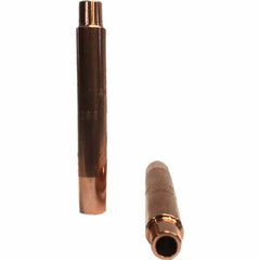Tuffaloy - Spot Welder Tips For Use With: 5RW Electrode Holder Type: Straight Shank for 5RW Female Cap - Americas Industrial Supply