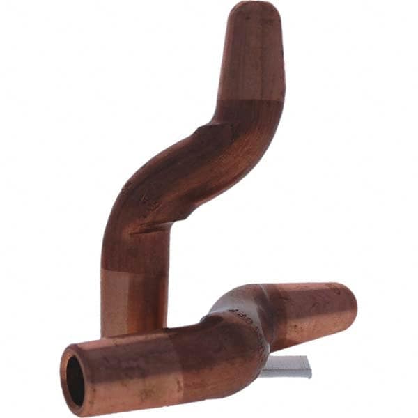 Tuffaloy - Spot Welder Tips For Use With: 5RW Electrode Holder Type: Double Bend Tip A Nose (Pointed) - Americas Industrial Supply