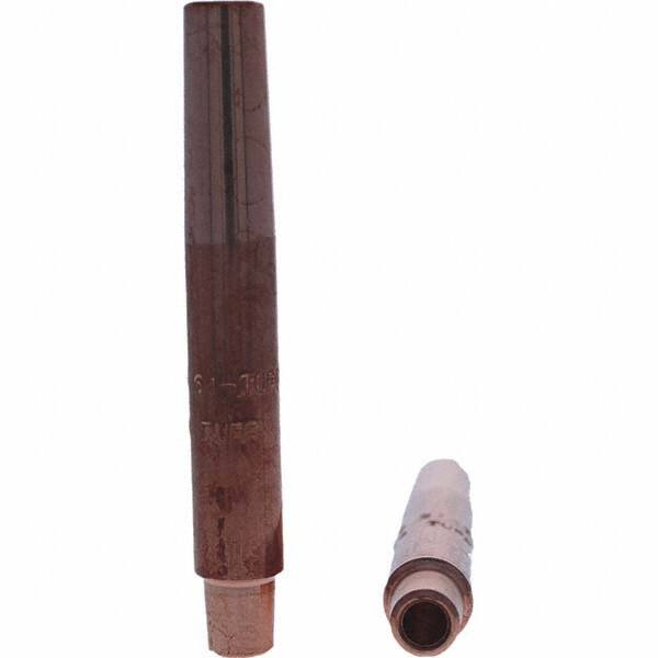 Tuffaloy - Spot Welder Tips For Use With: 4RW Electrode Holder Type: Straight Shank for 4RW Female Cap - Americas Industrial Supply