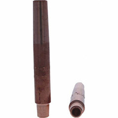 Tuffaloy - Spot Welder Tips For Use With: 4RW Electrode Holder Type: Straight Shank for 4RW Female Cap - Americas Industrial Supply