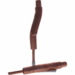 Tuffaloy - Spot Welder Tips For Use With: 4RW Electrode Holder Type: Bent Shank for 4RW Female Cap - Americas Industrial Supply
