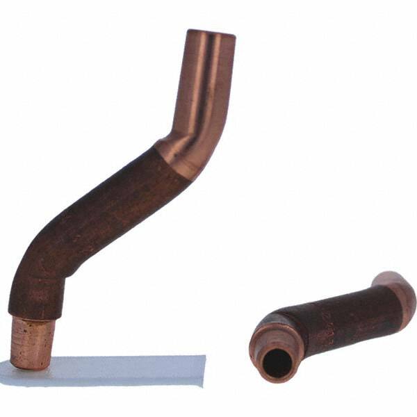 Tuffaloy - Spot Welder Tips For Use With: 4RW Electrode Holder Type: Bent Shank for 4RW Female Cap - Americas Industrial Supply