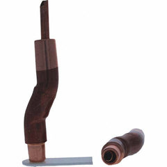 Tuffaloy - Spot Welder Tips For Use With: 5RW Electrode Holder Type: Bent Shank for 5RW Female Cap - Americas Industrial Supply