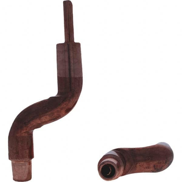 Tuffaloy - Spot Welder Tips For Use With: 5RW Electrode Holder Type: Bent Shank for 5RW Female Cap - Americas Industrial Supply