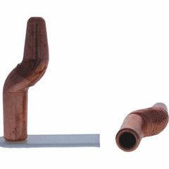 Tuffaloy - Spot Welder Tips For Use With: 4RW Electrode Holder Type: Double Bend Tip A Nose (Pointed) - Americas Industrial Supply
