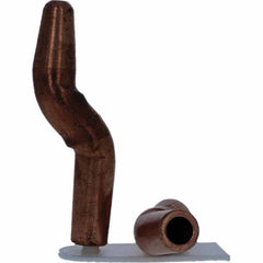 Tuffaloy - Spot Welder Tips For Use With: 4RW Electrode Holder Type: Double Bend Tip A Nose (Pointed) - Americas Industrial Supply