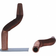 Tuffaloy - Spot Welder Tips For Use With: 4RW Electrode Holder Type: Double Bend Tip A Nose (Pointed) - Americas Industrial Supply
