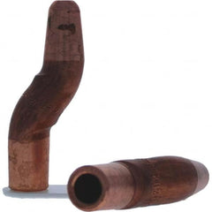 Tuffaloy - Spot Welder Tips For Use With: 5RW Electrode Holder Type: Double Bend Tip A Nose (Pointed) - Americas Industrial Supply