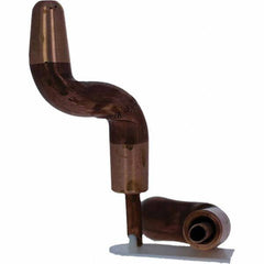 Tuffaloy - Spot Welder Tips For Use With: 5RW Electrode Holder Type: Double Bend Tip A Nose (Pointed) - Americas Industrial Supply