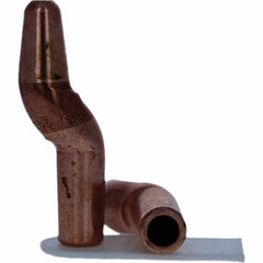 Tuffaloy - Spot Welder Tips For Use With: 4RW Electrode Holder Type: Double Bend Tip A Nose (Pointed) - Americas Industrial Supply