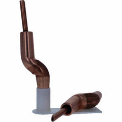 Tuffaloy - Spot Welder Tips For Use With: 4RW Electrode Holder Type: Double Bend Tip A Nose (Pointed) - Americas Industrial Supply