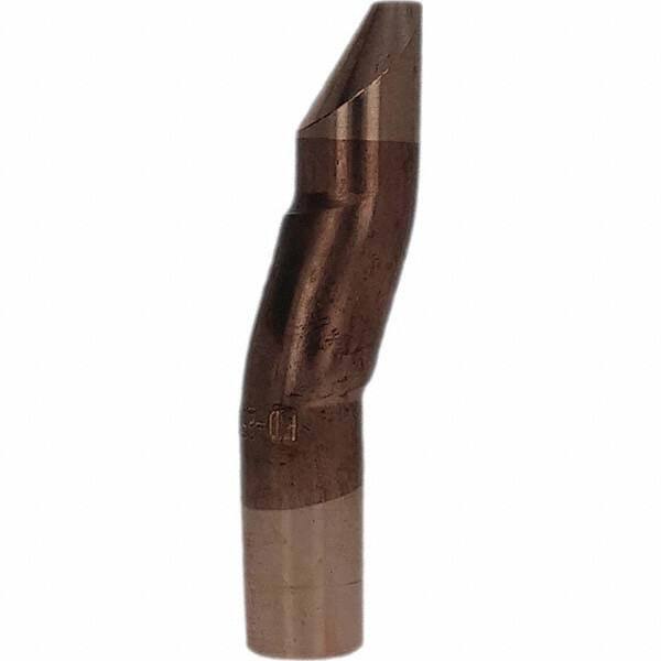 Tuffaloy - Spot Welder Tips For Use With: 5RW Electrode Holder Type: Double Bend Tip D Nose (Offset) - Americas Industrial Supply