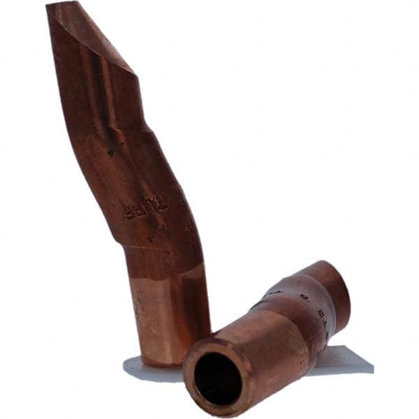 Tuffaloy - Spot Welder Tips For Use With: 5RW Electrode Holder Type: Double Bend Tip D Nose (Offset) - Americas Industrial Supply