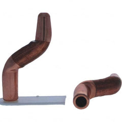 Tuffaloy - Spot Welder Tips For Use With: 4RW Electrode Holder Type: Double Bend Tip A Nose (Pointed) - Americas Industrial Supply