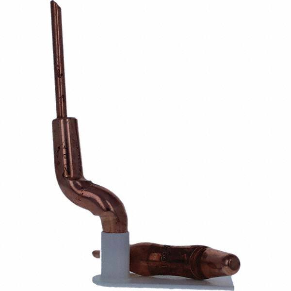 Tuffaloy - Spot Welder Tips For Use With: 4RW Electrode Holder Type: Double Bend Tip A Nose (Pointed) - Americas Industrial Supply