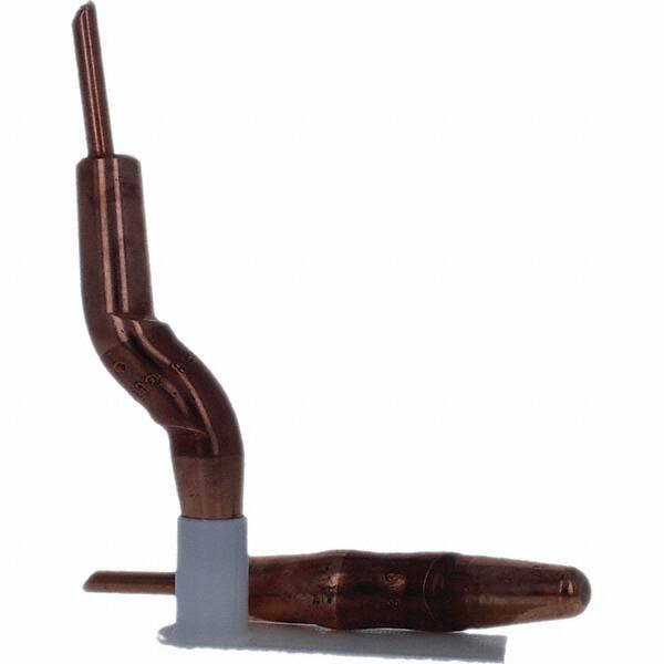 Tuffaloy - Spot Welder Tips For Use With: 4RW Electrode Holder Type: Double Bend Tip A Nose (Pointed) - Americas Industrial Supply