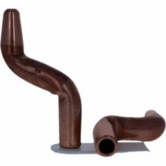 Tuffaloy - Spot Welder Tips For Use With: 4RW Electrode Holder Type: Double Bend Tip A Nose (Pointed) - Americas Industrial Supply