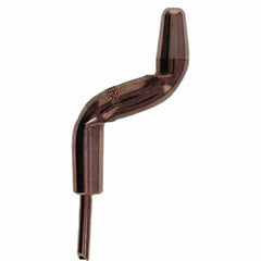 Tuffaloy - Spot Welder Tips For Use With: 4RW Electrode Holder Type: Double Bend Tip A Nose (Pointed) - Americas Industrial Supply