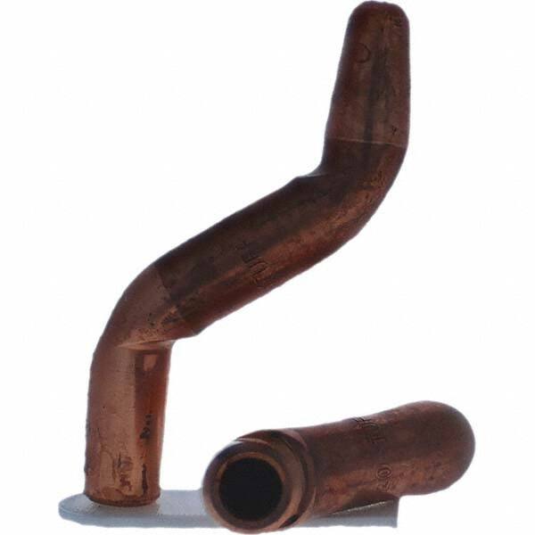 Tuffaloy - Spot Welder Tips For Use With: 4RW Electrode Holder Type: Double Bend Tip A Nose (Pointed) - Americas Industrial Supply