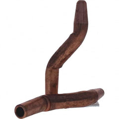 Tuffaloy - Spot Welder Tips For Use With: 4RW Electrode Holder Type: Double Bend Tip A Nose (Pointed) - Americas Industrial Supply
