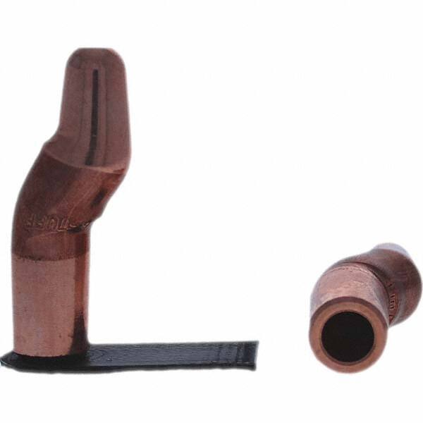 Tuffaloy - Spot Welder Tips For Use With: 4RW Electrode Holder Type: Double Bend Tip A Nose (Pointed) - Americas Industrial Supply