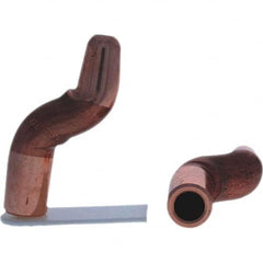 Tuffaloy - Spot Welder Tips For Use With: 5RW Electrode Holder Type: Double Bend Tip A Nose (Pointed) - Americas Industrial Supply