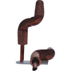Tuffaloy - Spot Welder Tips For Use With: 5RW Electrode Holder Type: Double Bend Tip A Nose (Pointed) - Americas Industrial Supply