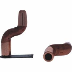Tuffaloy - Spot Welder Tips For Use With: 5RW Electrode Holder Type: Double Bend Tip A Nose (Pointed) - Americas Industrial Supply