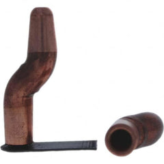 Tuffaloy - Spot Welder Tips For Use With: 5RW Electrode Holder Type: Double Bend Tip A Nose (Pointed) - Americas Industrial Supply