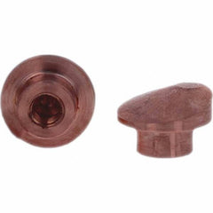 Tuffaloy - Spot Welder Tips For Use With: Socket Or Paddle Type Holder Type: Socket Tip D Nose (Offset) - Americas Industrial Supply