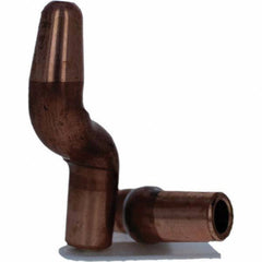 Tuffaloy - Spot Welder Tips For Use With: 5RW Electrode Holder Type: Double Bend Tip A Nose (Pointed) - Americas Industrial Supply