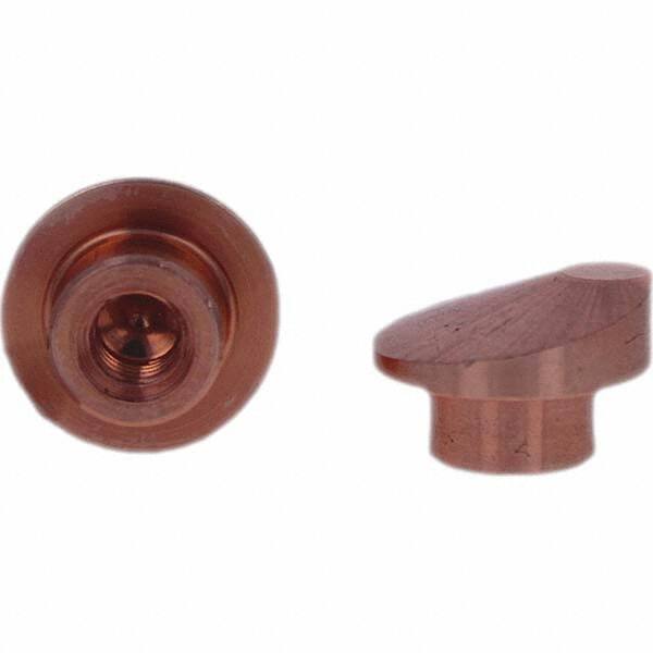 Tuffaloy - Spot Welder Tips For Use With: Socket Or Paddle Type Holder Type: Socket Tip D Nose (Offset) - Americas Industrial Supply