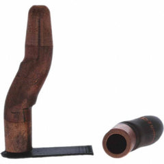 Tuffaloy - Spot Welder Tips For Use With: 5RW Electrode Holder Type: Double Bend Tip A Nose (Pointed) - Americas Industrial Supply