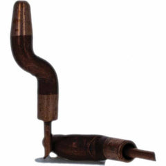 Tuffaloy - Spot Welder Tips For Use With: 5RW Electrode Holder Type: Double Bend Tip A Nose (Pointed) - Americas Industrial Supply