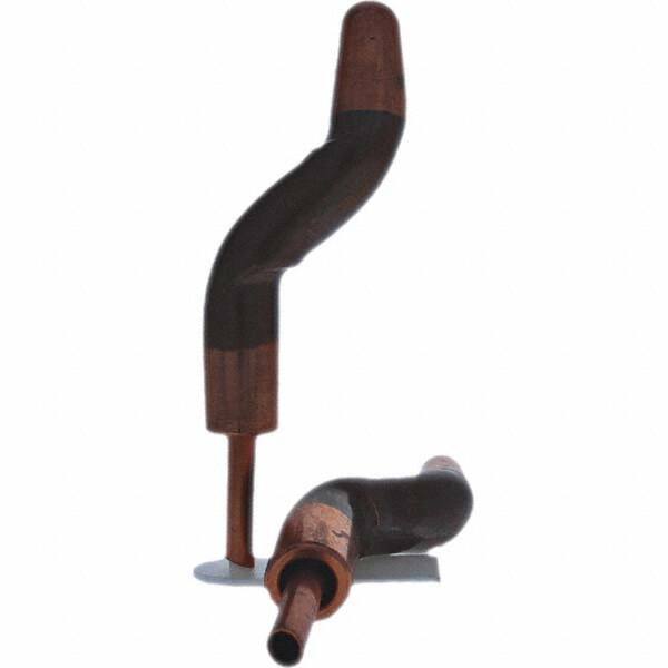 Tuffaloy - Spot Welder Tips For Use With: 5RW Electrode Holder Type: Double Bend Tip A Nose (Pointed) - Americas Industrial Supply