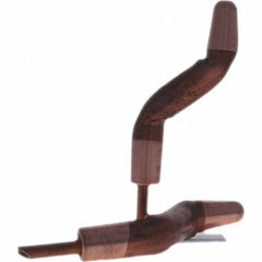 Tuffaloy - Spot Welder Tips For Use With: 5RW Electrode Holder Type: Double Bend Tip A Nose (Pointed) - Americas Industrial Supply