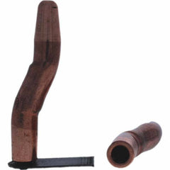 Tuffaloy - Spot Welder Tips For Use With: 5RW Electrode Holder Type: Double Bend Tip A Nose (Pointed) - Americas Industrial Supply